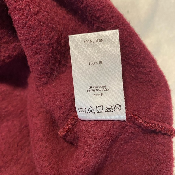 SOLD- off platform - Supreme Aerial Crewneck Burgundy - Picture 9 of 10